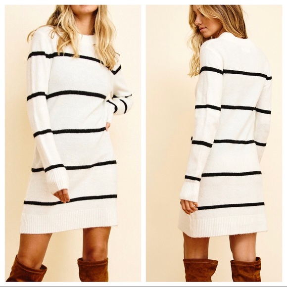 Must have Fall Striped Sweater dress - Picture 4 of 6